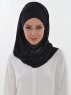 Viola Svart Chiffon Hijab Ayse Turban 325510a