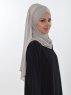 Viola Taupe Chiffon Hijab Ayse Turban 325511c