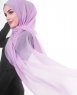 Violet Tulle - Ljuslila Poly Chiffon Hijab 5RA56b