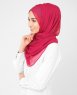 Virtual Pink - Fuschia Poly Chiffon Hijab 5RA49c
