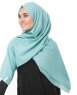 Wasabi Mintgrön Bomull Voile Hijab InEssence 5TA67c