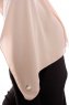 Yara - Beige Praktisch One Piece Crepe Hijab