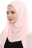 Yara - Roze Praktisch One Piece Crepe Hijab