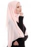 Yara - Roze Praktisch One Piece Crepe Hijab