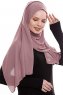 Yara - Rose Pink Praktisch One Piece Crepe Hijab