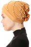 Yaren - Mosterd Crepe Chiffon Turban - Sehr-i Sal