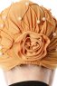 Yaren - Mosterd Crepe Chiffon Turban - Sehr-i Sal