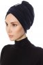 Yonca - Marineblauw Turban