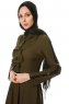 Yussra - Khaki Jurk - Burun