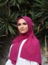 Zahra - Cerise Crêpe Hijab - Mirach