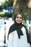 Zahra - Donker Khaki Crêpe Hijab - Mirach