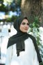 Zahra - Donker Khaki Crêpe Hijab - Mirach