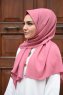 Zahra - Donker Roze Crêpe Hijab - Mirach