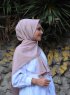 Zahra - Pale Pink Crêpe Hijab - Mirach