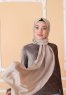 Zahra - Taupe Crêpe Hijab - Mirach
