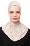 Zeliha - Licht Taupe Praktisch Viscose Hijab