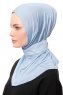 Zeliha - Lichtblauw Praktisch Viscose Hijab