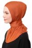 Zeliha - Baksteenrood Praktisch Viscose Hijab