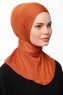 Zeliha - Baksteenrood Praktisch Viscose Hijab