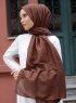 Malika - Donker Bruin Hijab - Sal Evi