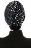 Zuleyha - Marineblauw Turban