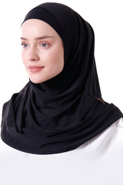 Esma - Zwarte Amira Hijab - Firdevs
