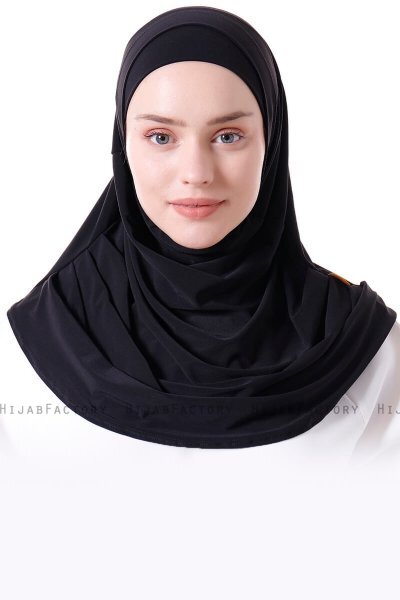 Esma - Zwarte Amira Hijab - Firdevs