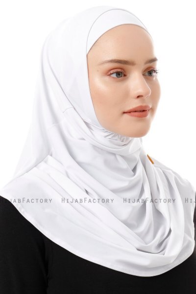 Esma - Wit Amira Hijab - Firdevs