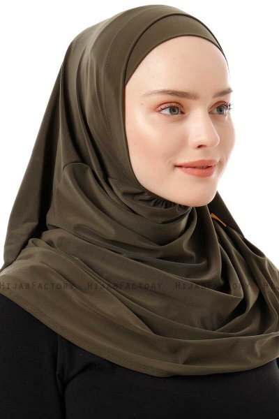 Esma - Khaki Amira Hijab - Firdevs