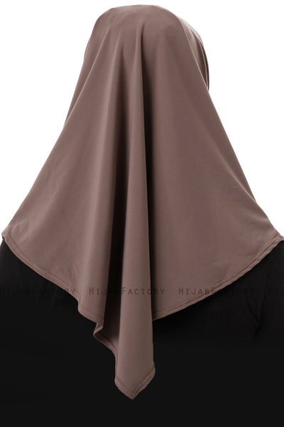 Esma - Donker Taupe Amira Hijab - Firdevs
