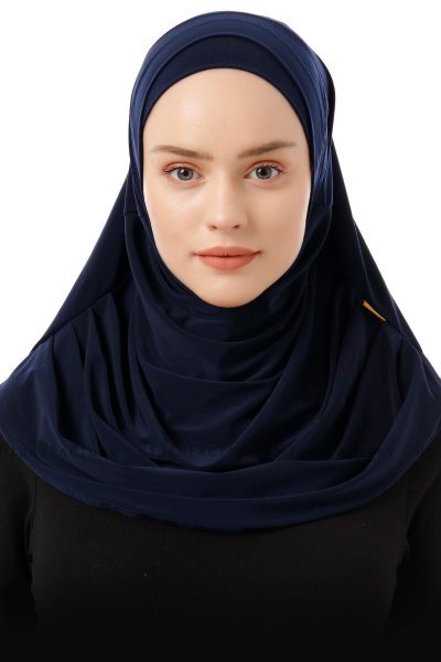 Esma - Marineblauw Amira Hijab - Firdevs
