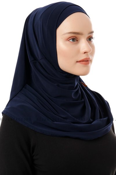Esma - Marineblauw Amira Hijab - Firdevs