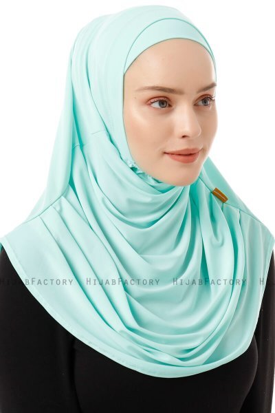 Esma - Licht Groen Amira Hijab - Firdevs