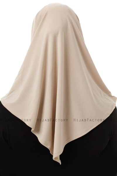 Esma - Licht Beige Amira Hijab - Firdevs