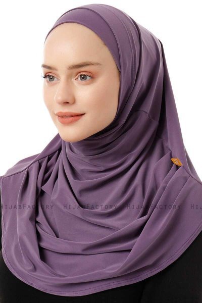 Esma - Donkerpaars Amira Hijab - Firdevs