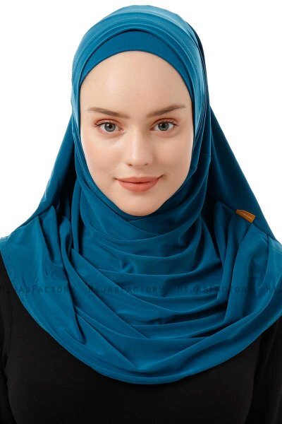 Esma - Benzine Groen Amira Hijab - Firdevs