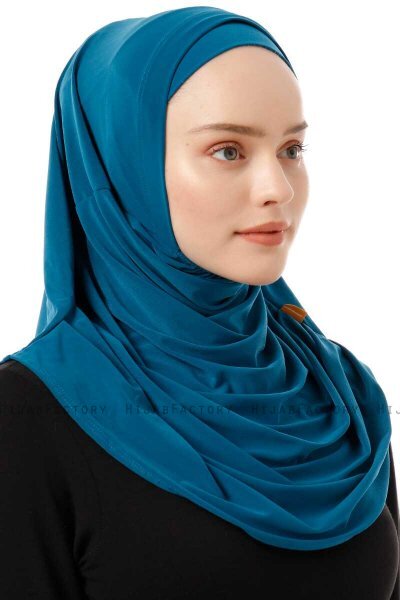 Esma - Benzine Groen Amira Hijab - Firdevs