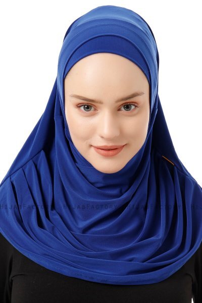 Esma - Blauw Amira Hijab - Firdevs