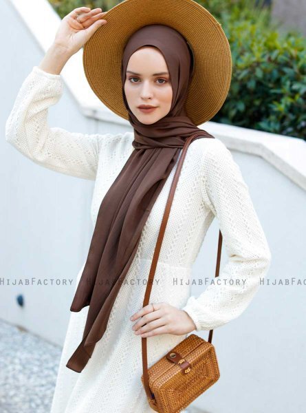 Emira - Donker Bruin Hijab - Sal Evi