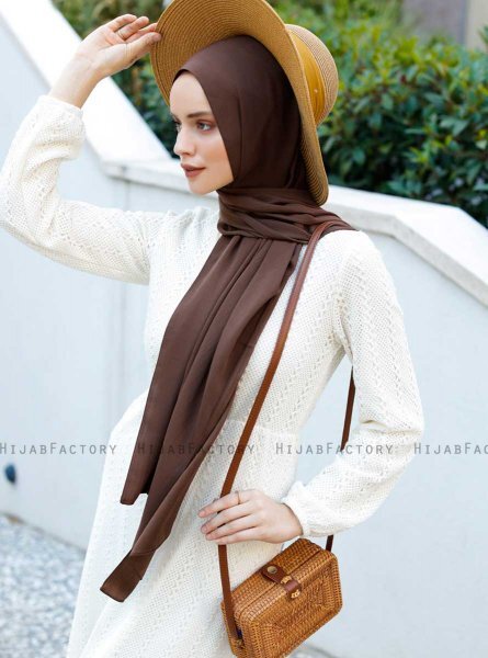 Emira - Donker Bruin Hijab - Sal Evi