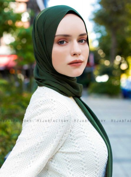 Emira - Donkergroen Hijab - Sal Evi
