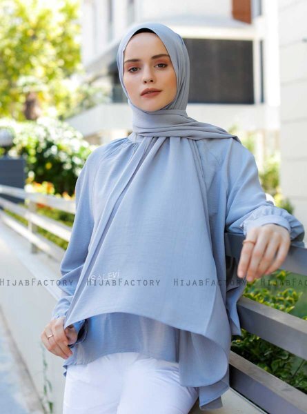Emira - Lichtgrijs Hijab - Sal Evi