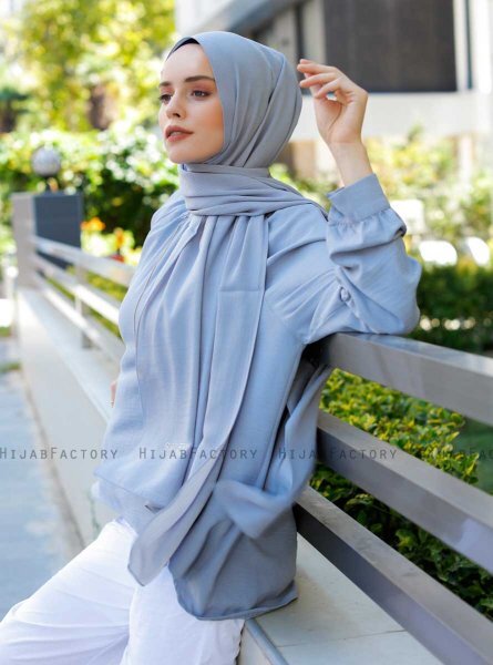 Emira - Lichtgrijs Hijab - Sal Evi