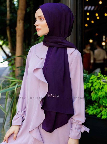 Emira - Donkerpaars Hijab - Sal Evi
