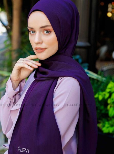 Emira - Donkerpaars Hijab - Sal Evi