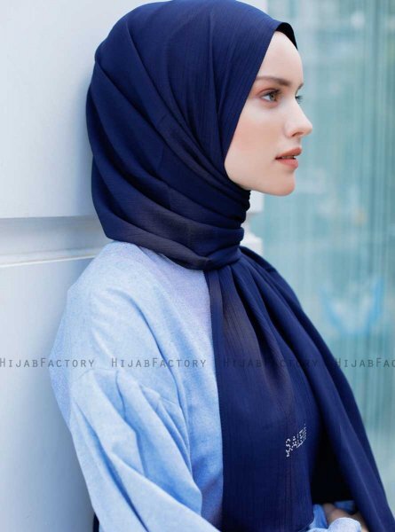 Emira - Marineblauw Hijab - Sal Evi