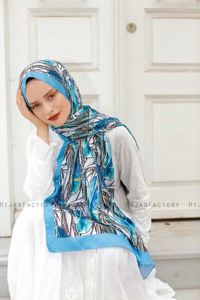 Lelie Hijab Twill Met Patroon - Sal Evi