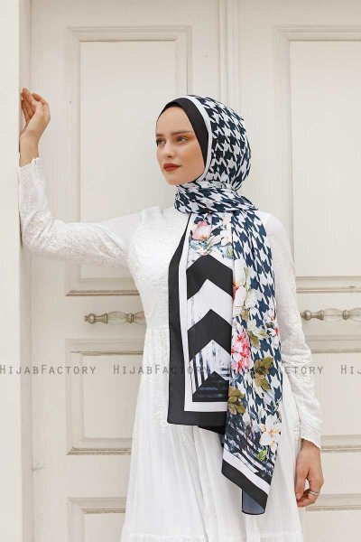 Hijab Twill Met Kristalpatroon - Sal Evi
