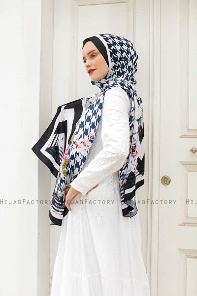 Hijab Twill Met Kristalpatroon - Sal Evi