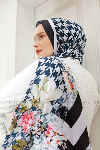 Hijab Twill Met Kristalpatroon - Sal Evi